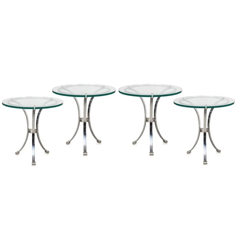Un ensemble de quatre tables de bar de l'hôtel waldorf, new york c.1940