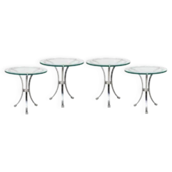 Un ensemble de quatre tables de bar de l'hôtel waldorf, new york c.1940