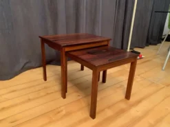 Une paire de tables d’appoint en palissandre Kvalitet Form Funktion Danemark années 1960