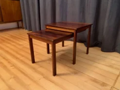 Une paire de tables d’appoint en palissandre Kvalitet Form Funktion Danemark années 1960