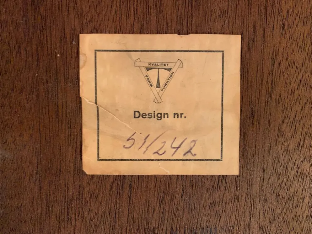 Une paire de tables d’appoint en palissandre Kvalitet Form Funktion Danemark années 1960