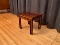 Une paire de tables d’appoint en palissandre Kvalitet Form Funktion Danemark années 1960