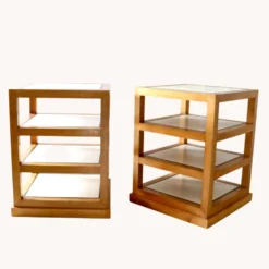 Une paire d'étagère par David Hicks (1929-1998), Angleterre,années 80.