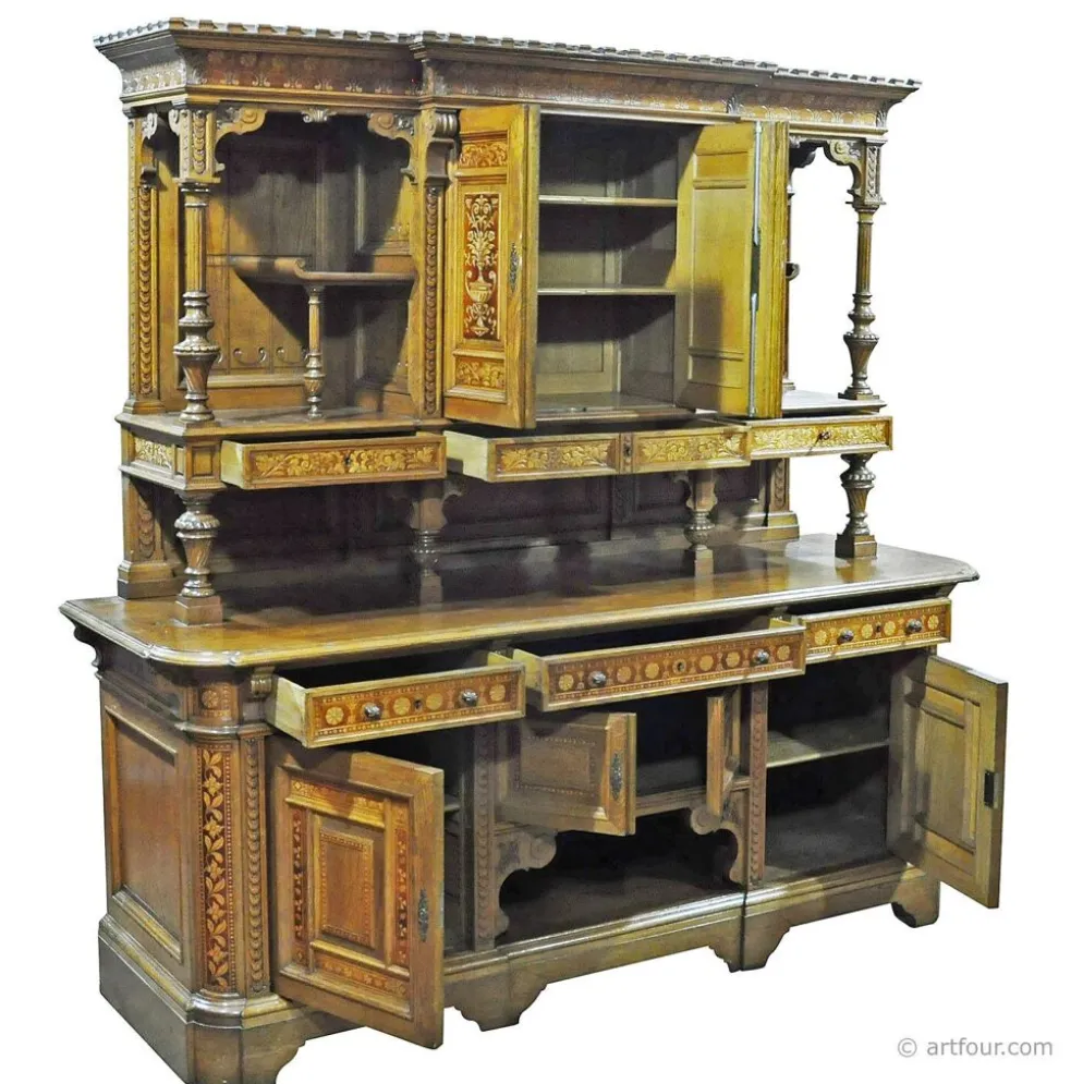Un grand buffet par Bernhard Ludwig Vienne vers 1900