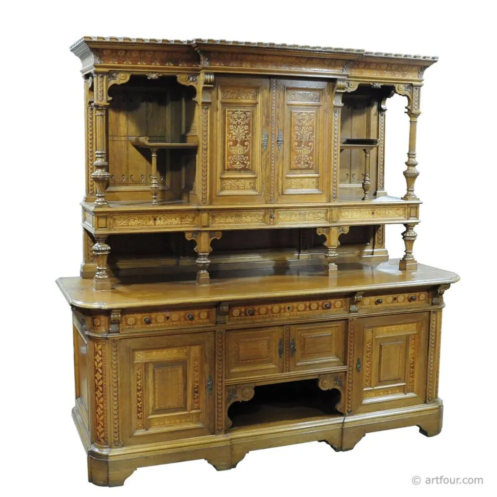 Un grand buffet par Bernhard Ludwig Vienne vers 1900