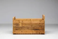 Unique rocking coat rack made from reclaimed wood by Piet Hein Eek.