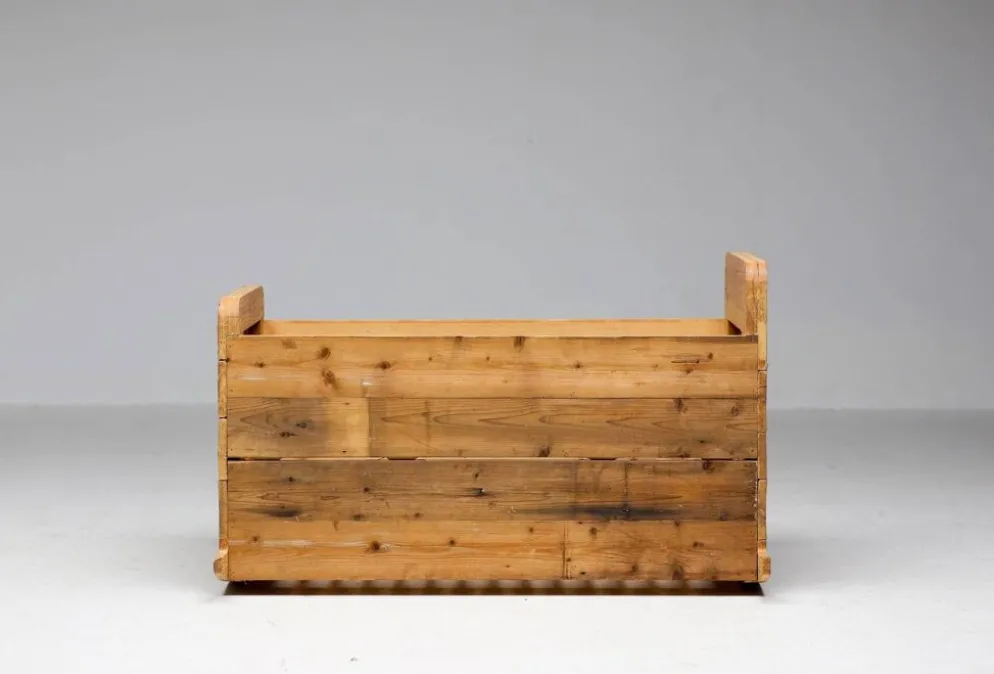 Unique rocking coat rack made from reclaimed wood by Piet Hein Eek.