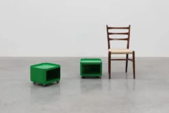 Unité de rangement verte Kartell Modèle 4970 par Anna Castelli Ferrieri, Italie 1970
