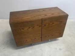 Unité murale / buffet en bois wenge des années 1960