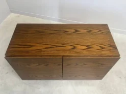 Unité murale / buffet en bois wenge des années 1960