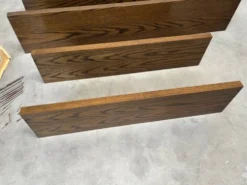 Unité murale / buffet en bois wenge des années 1960