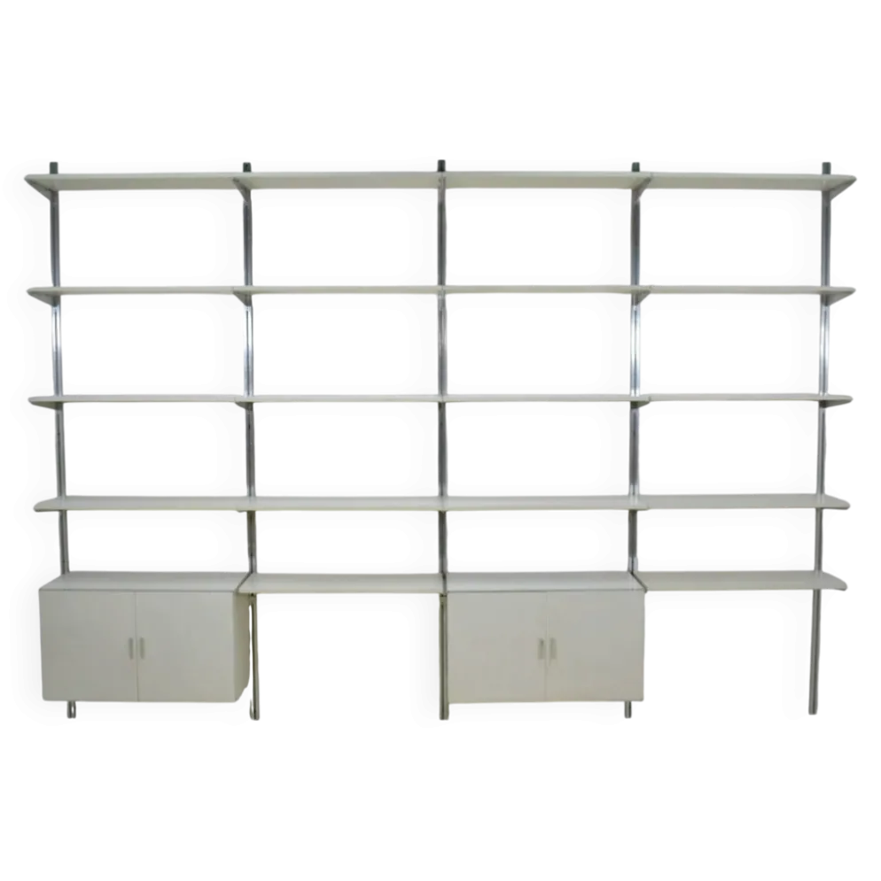 Unité murale CSS par George Nelson pour Herman Miller, étagère des années 1960.
