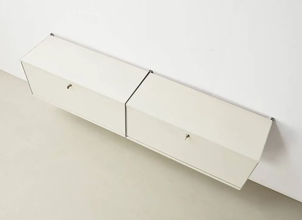 Unité murale Dieter Rams 606 pour Vitsoe Allemagne années 1960