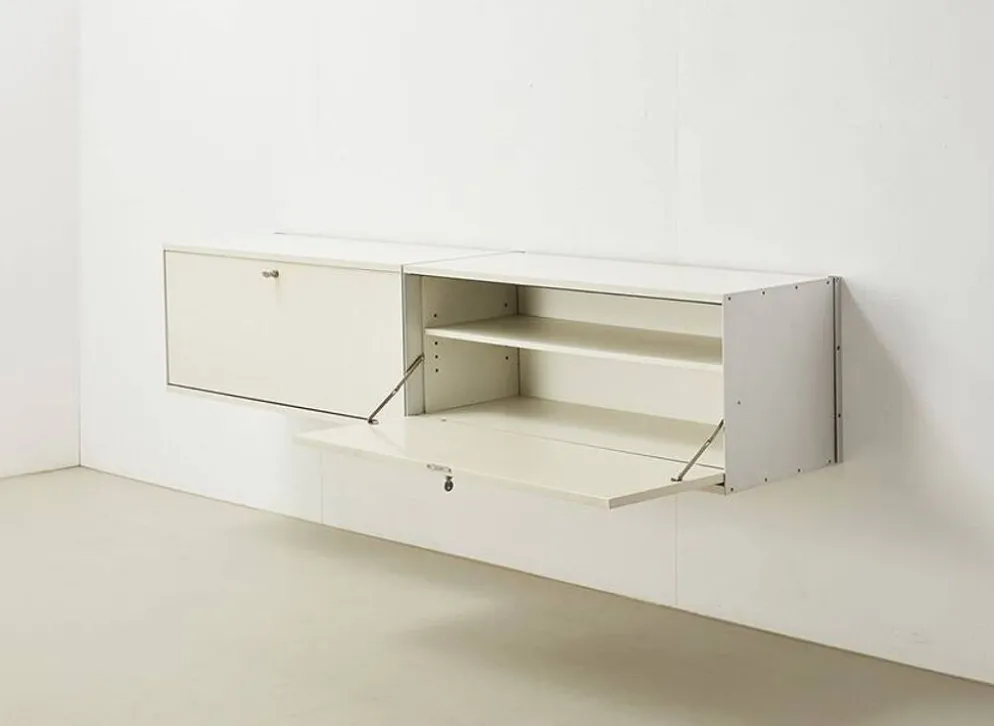 Unité murale Dieter Rams 606 pour Vitsoe Allemagne années 1960