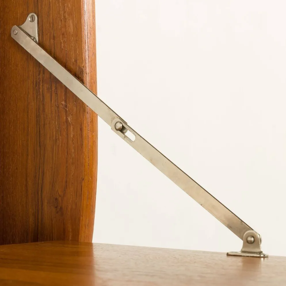 Unité murale Ergo avec bureau caché, Norvège années 1960