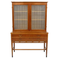Vaiselier scandinave en acajou, Swedish modern, Suède, 1940