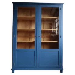 Vaisselier ancien bleu nuit