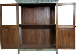 Vaisselier ancien en teck birman