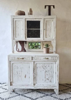 vaisselier art déco, buffet deux corps