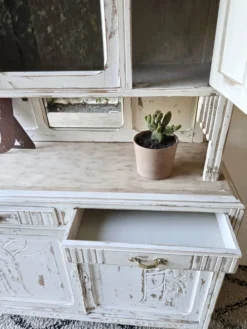 vaisselier art déco, buffet deux corps