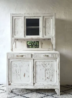 vaisselier art déco, buffet deux corps