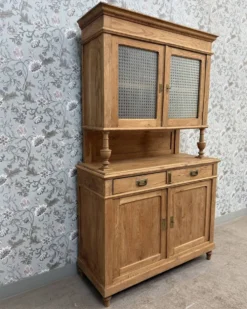 Vaisselier deux corps ancien en chêne