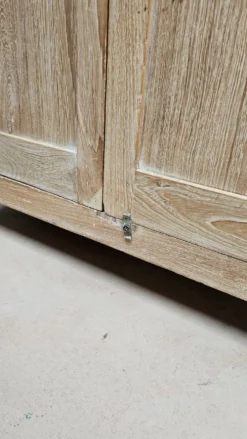 Vaisselier en teck birman naturel