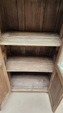 Vaisselier en teck birman naturel