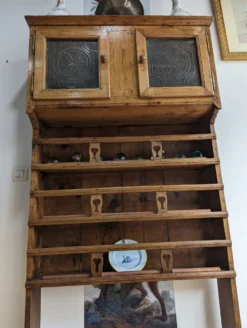 Vaisselier égouttoir étagère sur pied xixieme