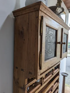 Vaisselier égouttoir étagère sur pied xixieme