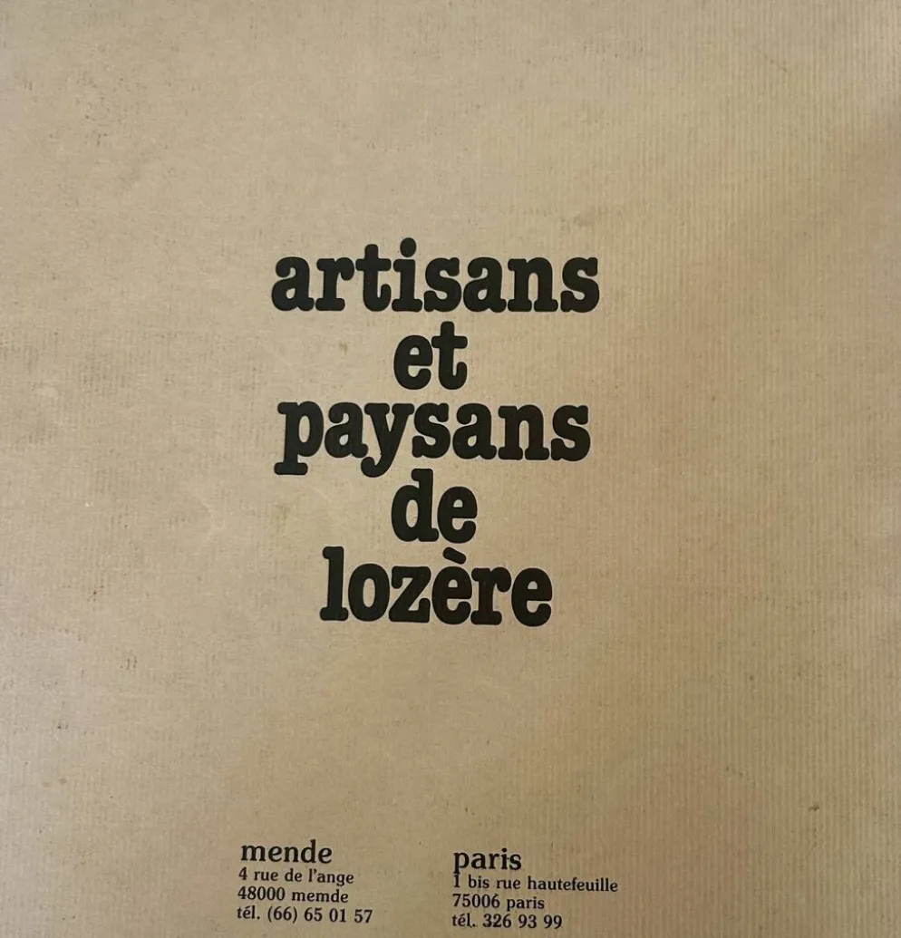 Vaisselier Jean Touret pour Les Paysans Artsians de Lozère 1950