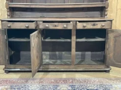 Vaisselier 3 portes du nord de la France en chêne du 18ème siècle