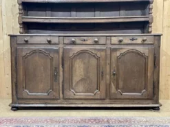 Vaisselier 3 portes du nord de la France en chêne du 18ème siècle