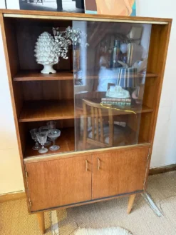 Vaisselier vitrine bibliothèque vintage