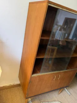 Vaisselier vitrine bibliothèque vintage