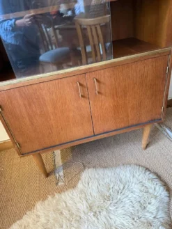 Vaisselier vitrine bibliothèque vintage