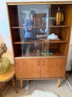 Vaisselier vitrine bibliothèque vintage
