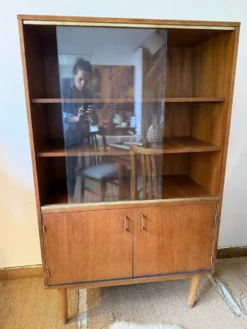 Vaisselier vitrine bibliothèque vintage