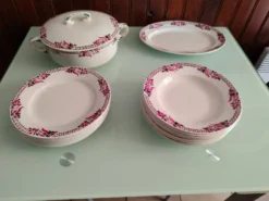 Vaisselle ancienne ceranor st amand