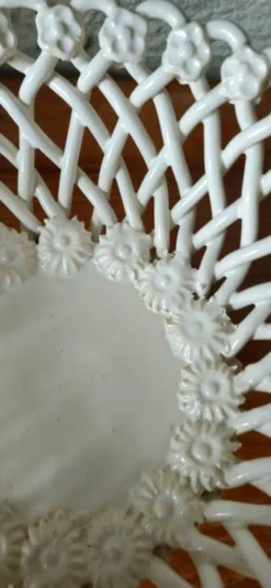 Vase ajouré en céramique tressée — Maison Pichon, Uzès (signé)