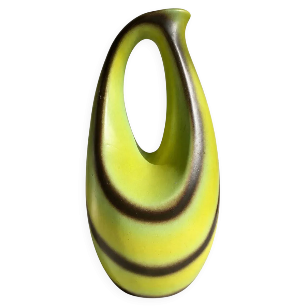 Vase carafe moderniste saint clément années 60