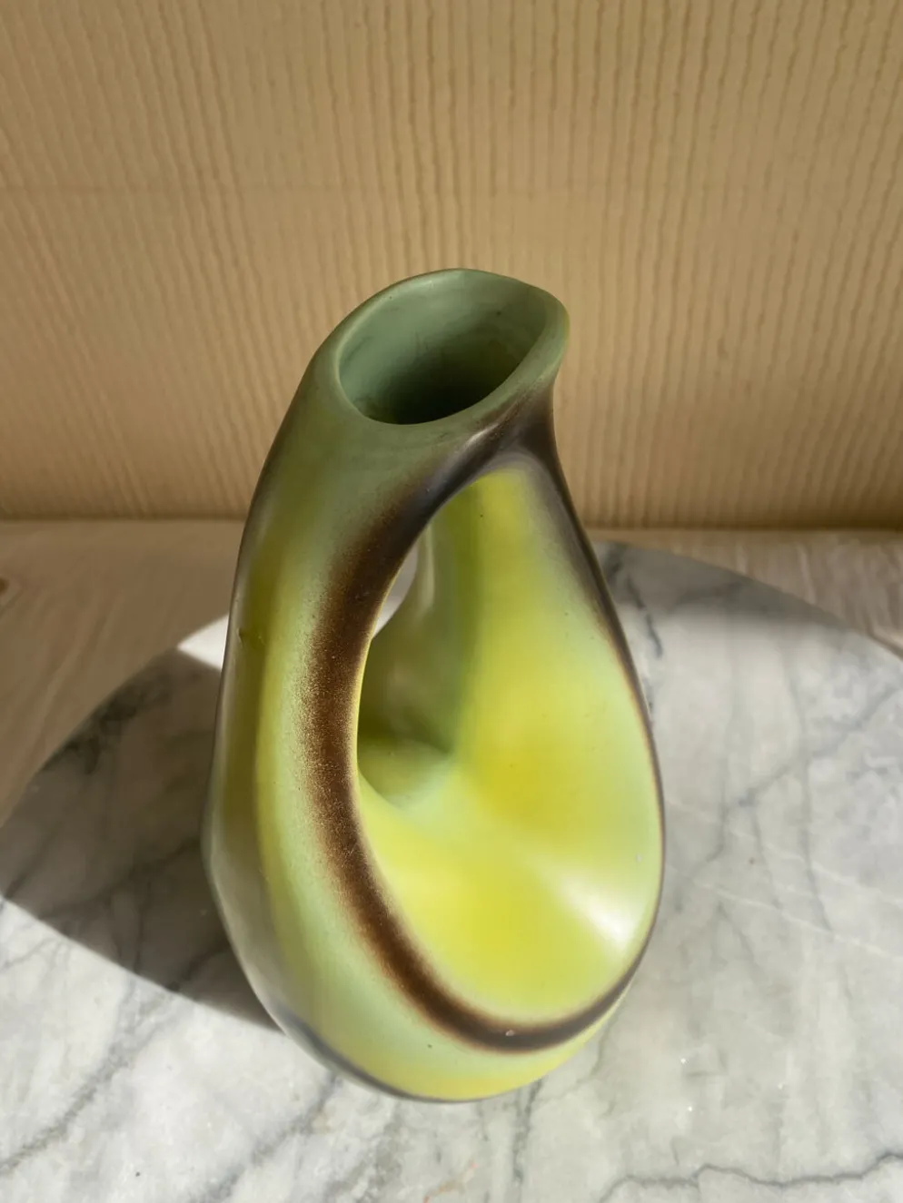 Vase carafe moderniste saint clément années 60