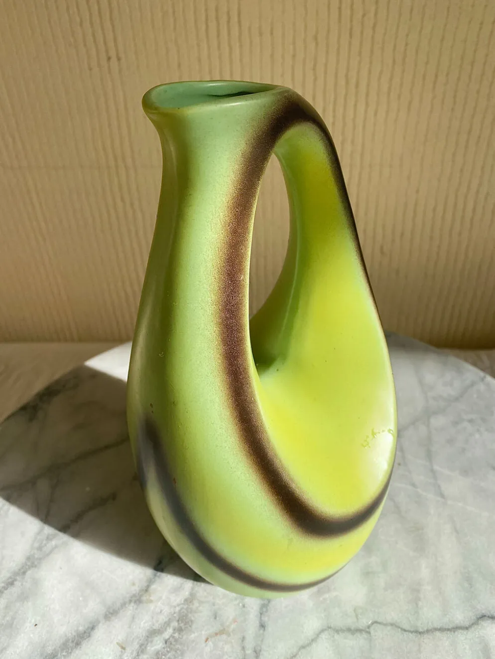 Vase carafe moderniste saint clément années 60