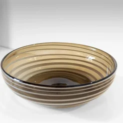 Vase central en verre