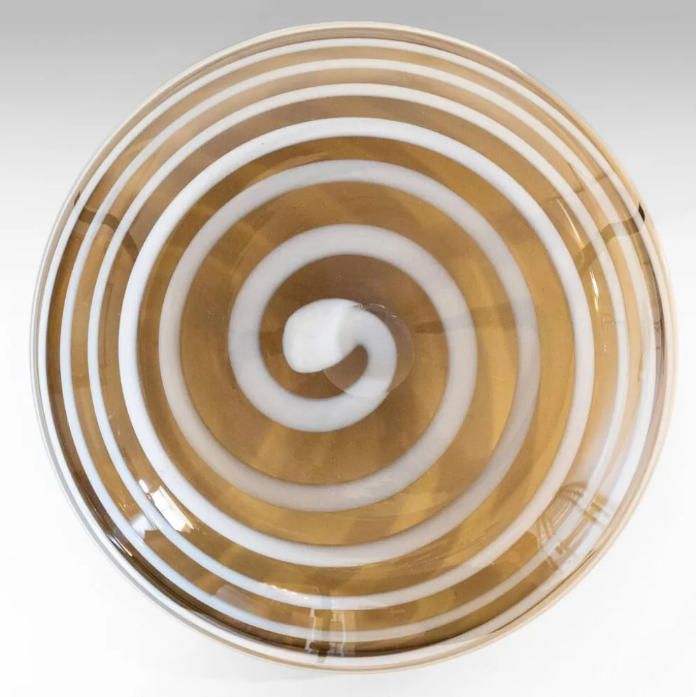 Vase central en verre
