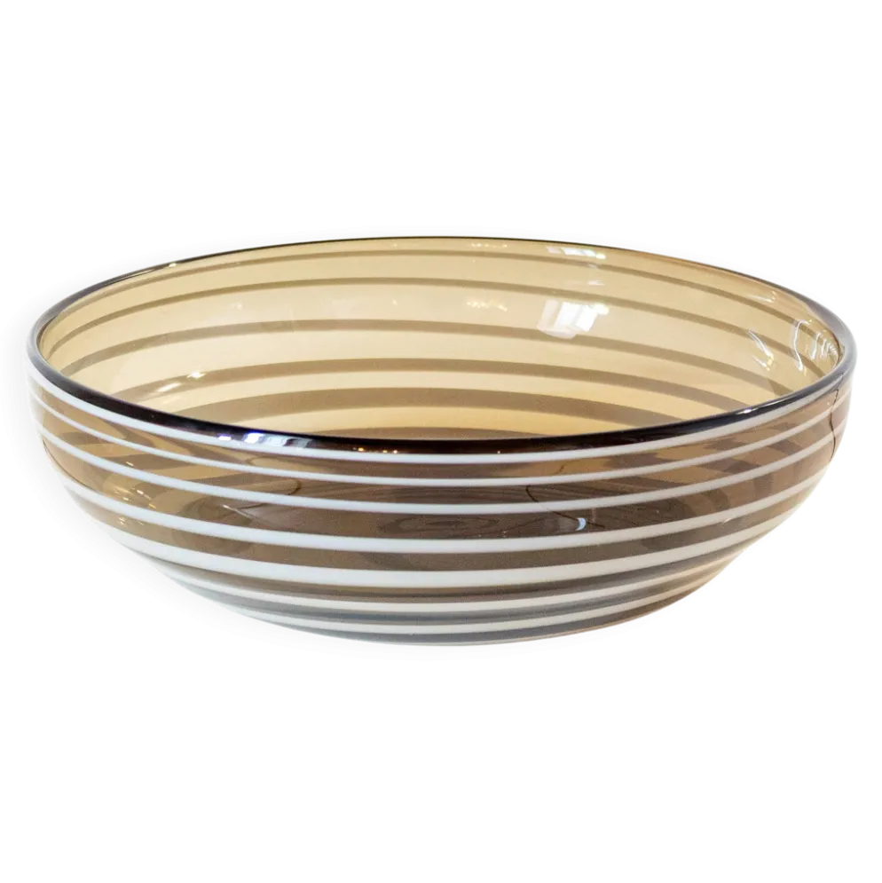 Vase central en verre