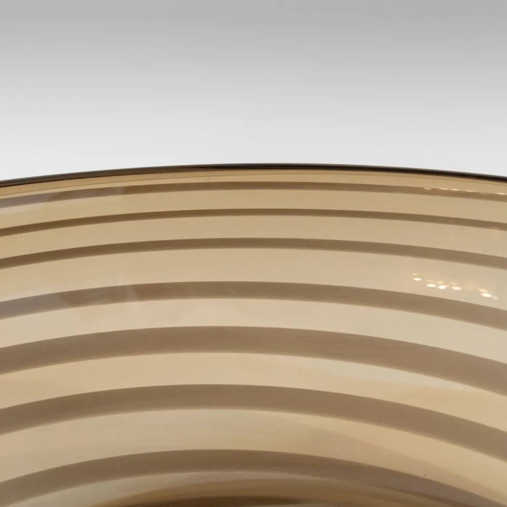 Vase central en verre