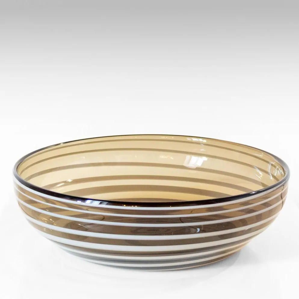 Vase central en verre