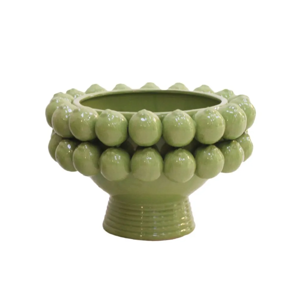 Vase fait à la main en céramique émaillée