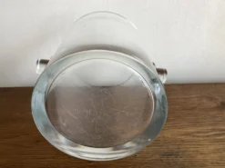 Vase moderniste en cristal sonnant 1970